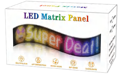 16x1441 LED Matrix Panel