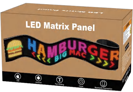 32x256 PLUS LED Matrix Panel
